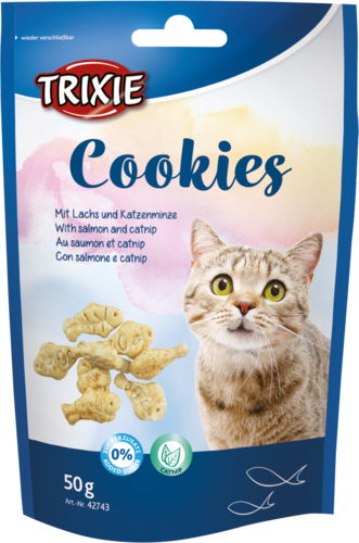 Cookies mit Lachs und Catnip - 50 g 