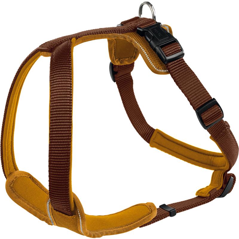 Hunter Geschirr Neopren braun/caramel XS  38 - 48cm/15mm