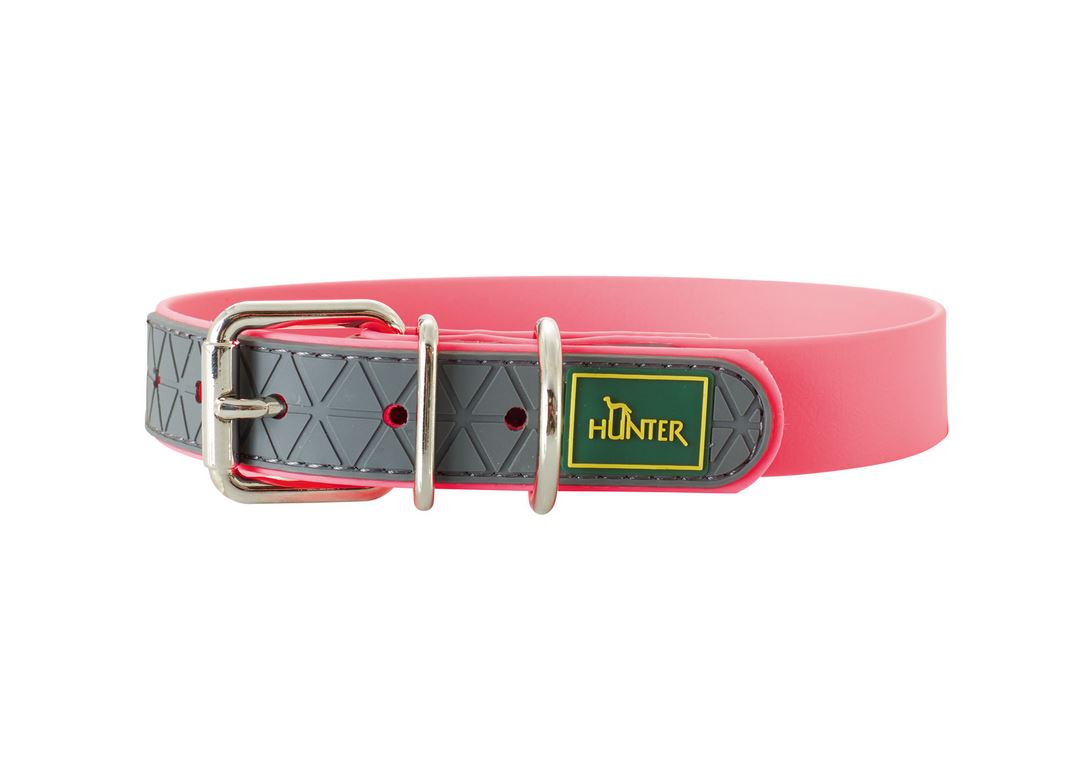 Hunter Halsband Convenience 45 S-M Neonpink 33-41 cm/20mm