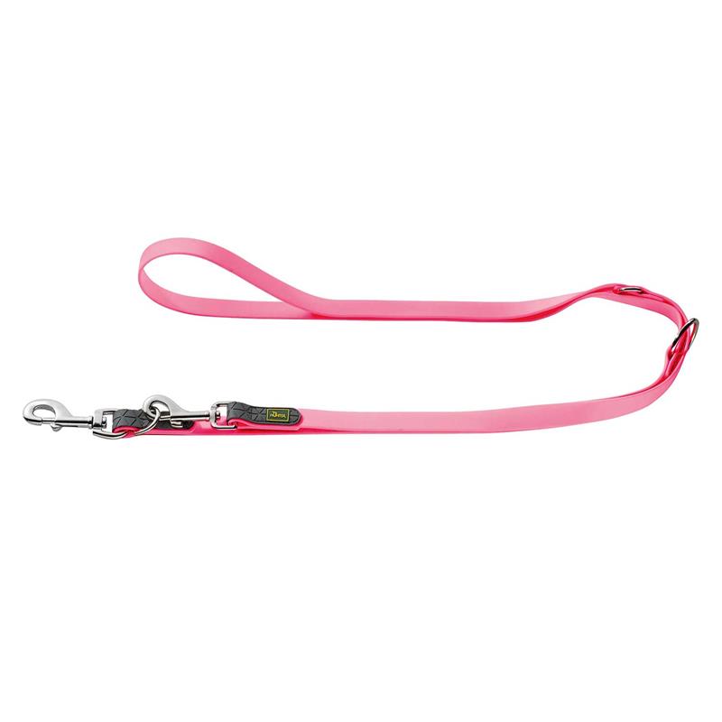 Hunter verstellbare Führleine Convenience 15mm/200cm neonpink