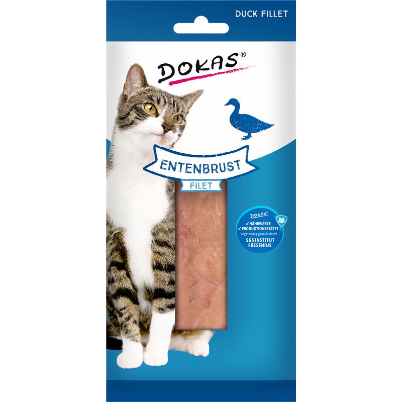 Dokas Cat Snack Entenbrust Filet 22 g