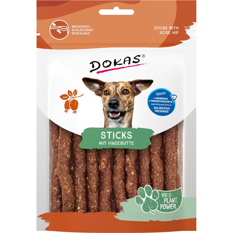 Dokas Dog Sticks mit Hagebutte 105g