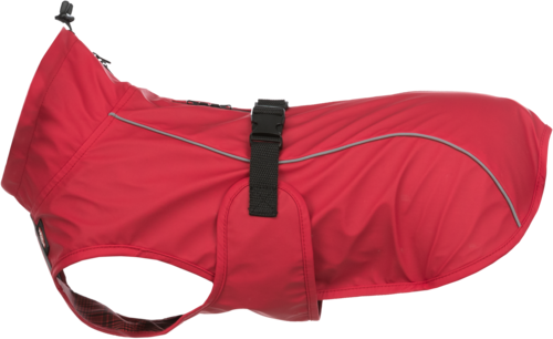 Regenmantel Vimy rot - 35 cm Rückenlänge