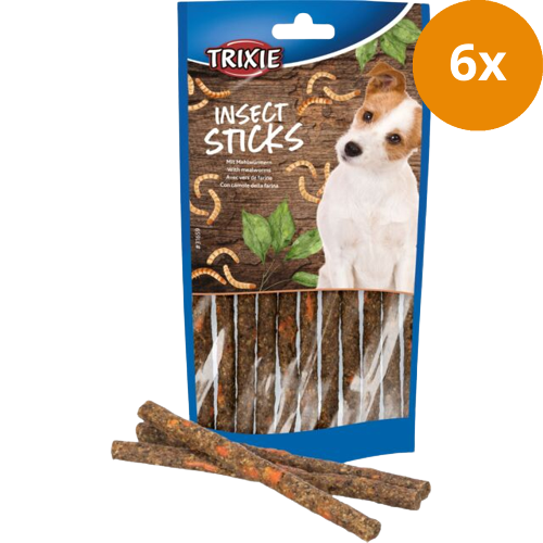 TRIXIE Insect Sticks mit Mehlwürmern 80 g