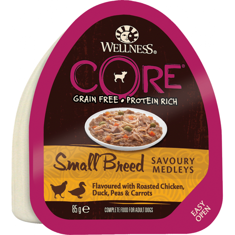 Wellness CORE Small Breed Huhn, Ente & Gemüse 85 g