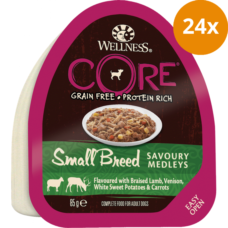 Wellness CORE Small Breed Lamm, Hirsch & Gemüse 85 g