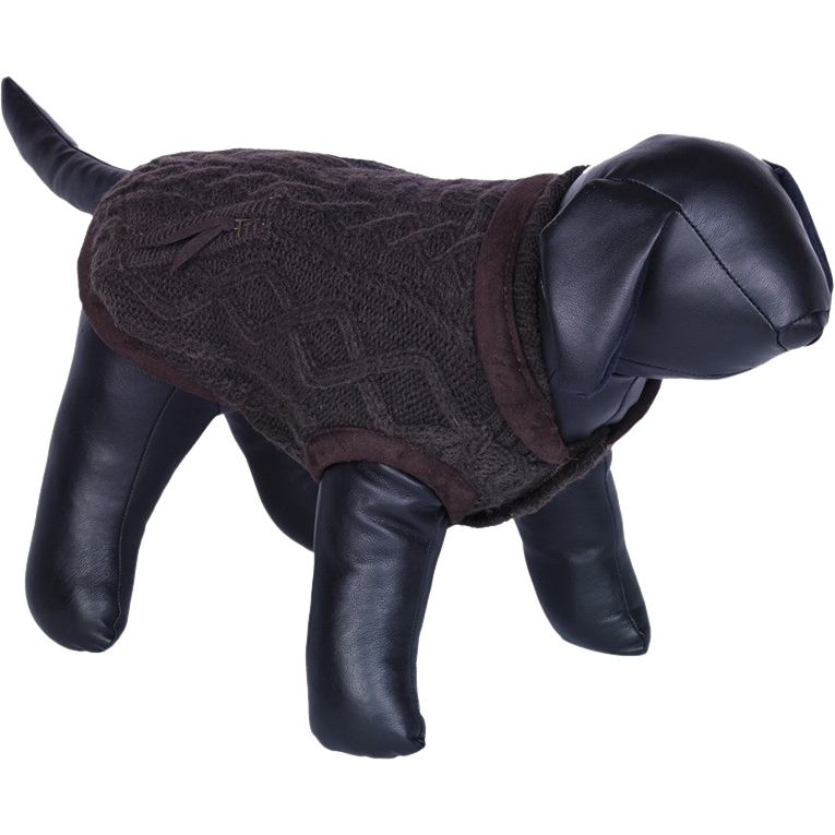 Hundepullover JILL - braun - 29 cm