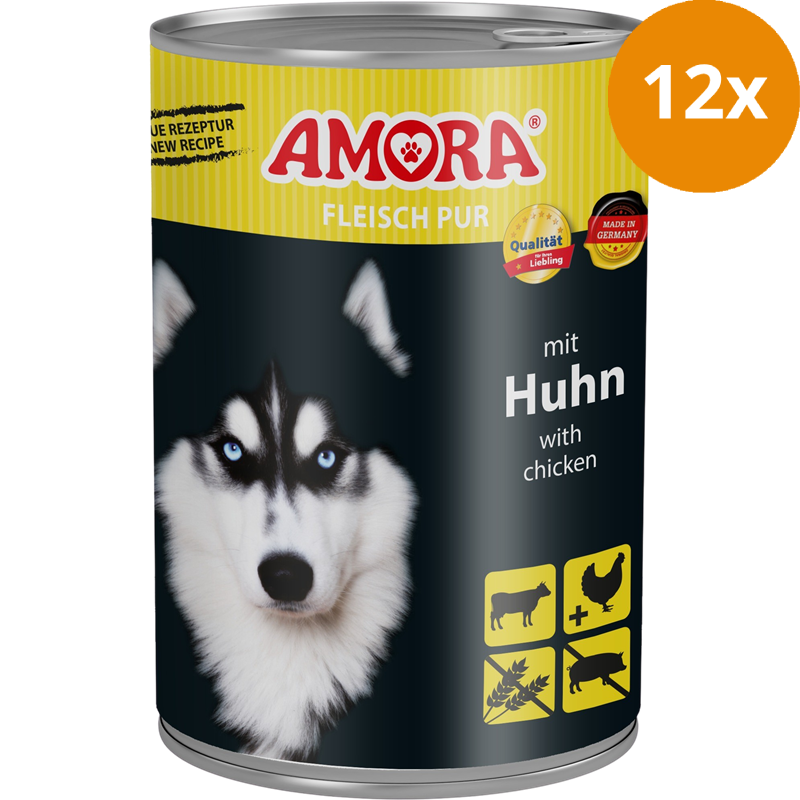 AMORA Fleisch Pur Adult Huhn 400 g