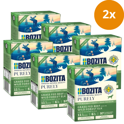 Bozita Purely Paté mit Elch 370 g Tetra