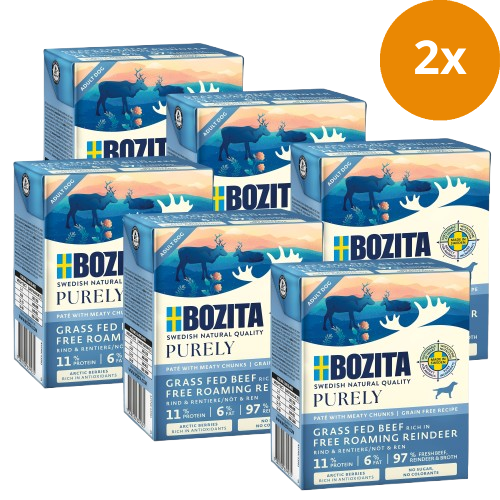 Bozita Purely Paté mit Rentier 370 g Tetra