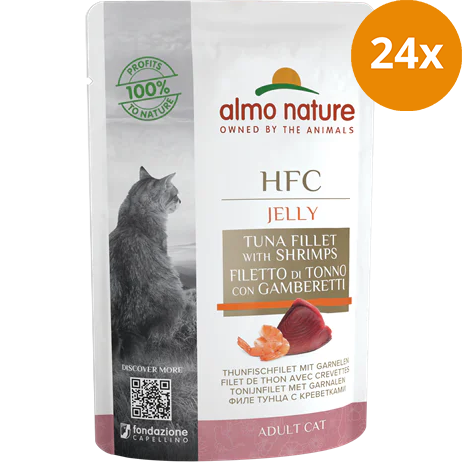 Almo Nature P.B. Natural Jelly Thunfisch & Garnelen 55 g