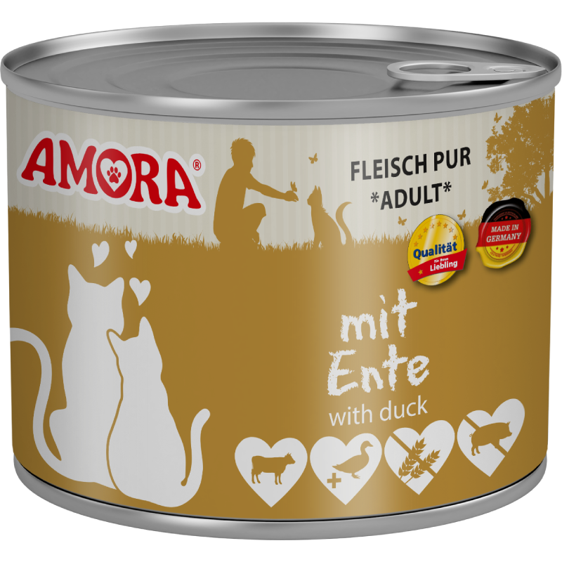 AMORA Fleisch Pur Ente 200 g