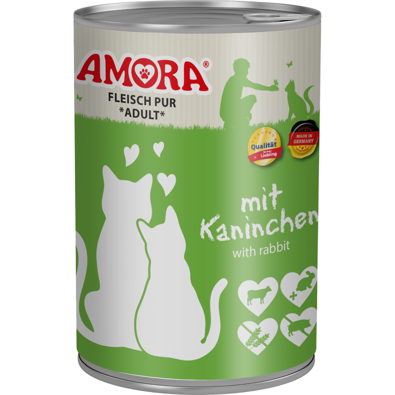 AMORA Fleisch Pur Kaninchen 400 g