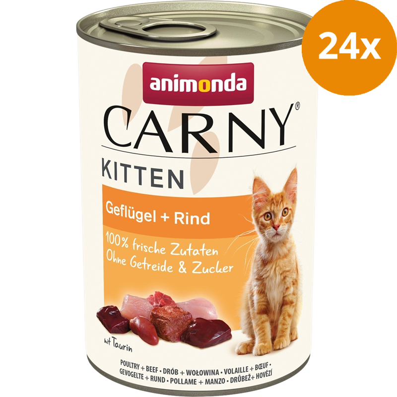 animonda Dose Carny Kitten Geflügel & Rind 400 g