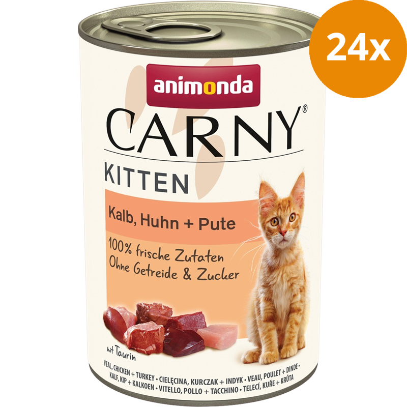 animonda Dose Carny Kitten Kalb, Huhn & Pute 400 g
