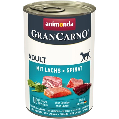 animonda GranCarno Adult mit Lachs & Spinat 400 g