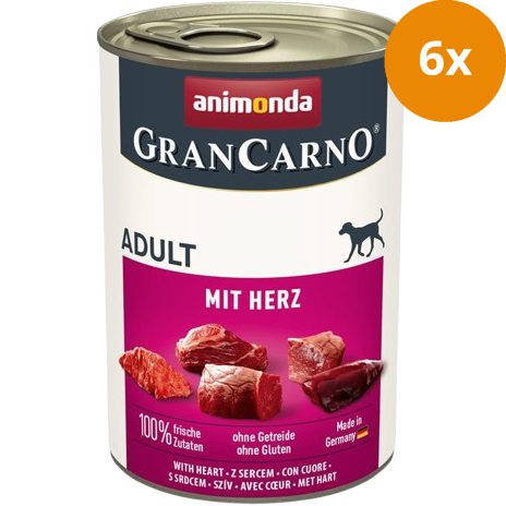 animonda GranCarno Adult mit Herz 400 g