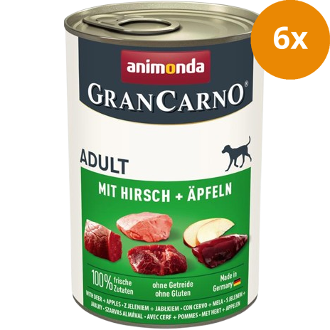 animonda GranCarno Adult mit Hirsch & Äpfeln 400 g