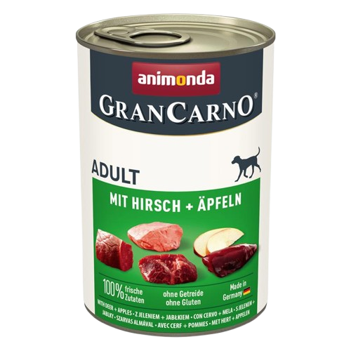 animonda GranCarno Adult mit Hirsch & Äpfeln 400 g