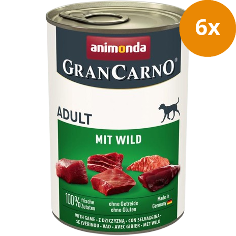 animonda GranCarno Adult mit Wild 400 g