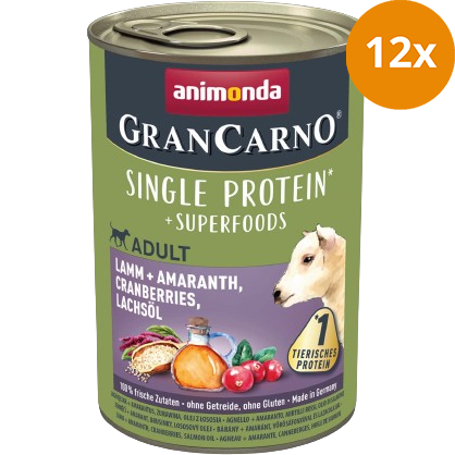 animonda GranCarno Adult Superfoods Lamm 400 g