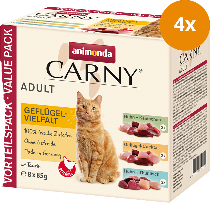 animonda P.B. Carny Adult Geflügelvielfielfalt Multipack 680 g