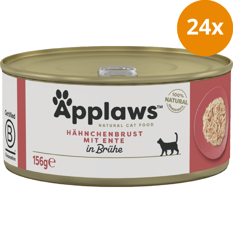 Applaws Natural Cat Tins Hühnchenbrust & Ente 156 g