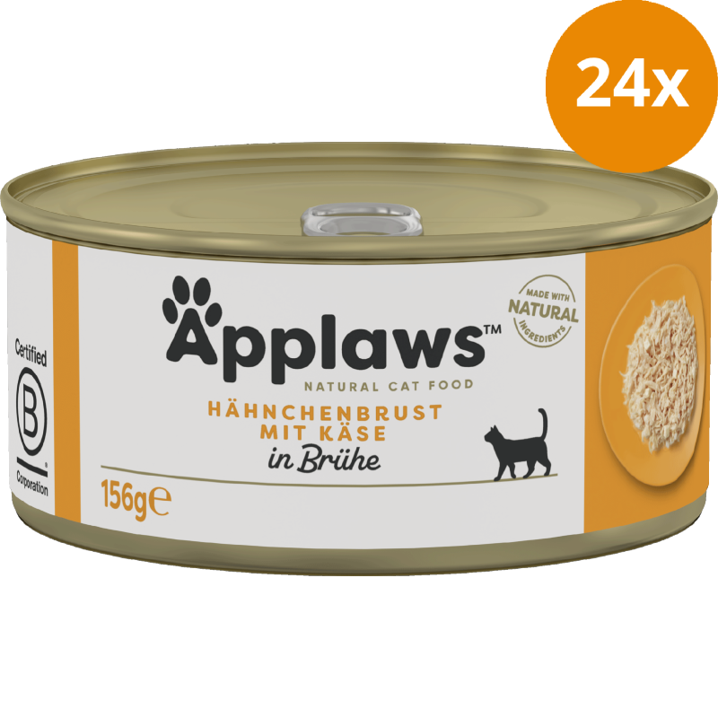 Applaws Natural Cat Tins Hühnchenbrust & Käse 156 g