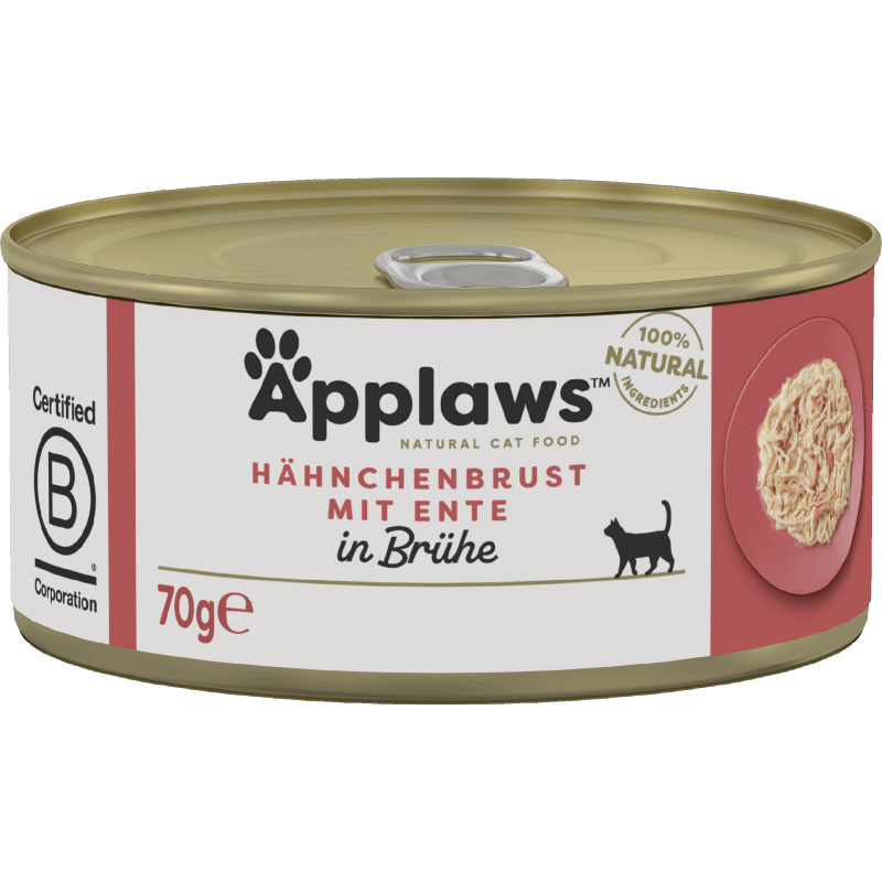 Applaws Natural Cat Tins Huhn & Ente 70 g