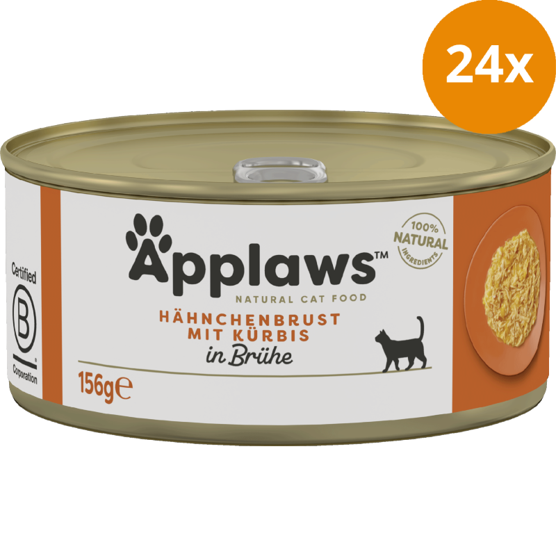 Applaws Natural Cat Tins Huhn & Kürbis 156 g