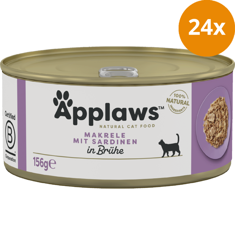 Applaws Natural Cat Tins Makrele & Sardine 156 g