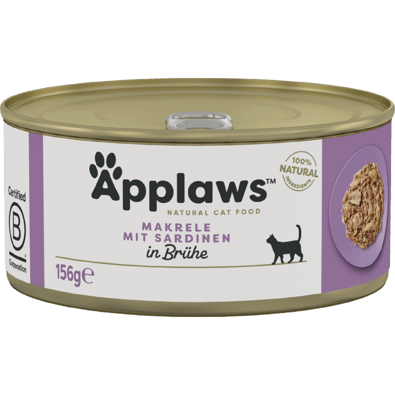 Applaws Natural Cat Tins Makrele & Sardine 156 g