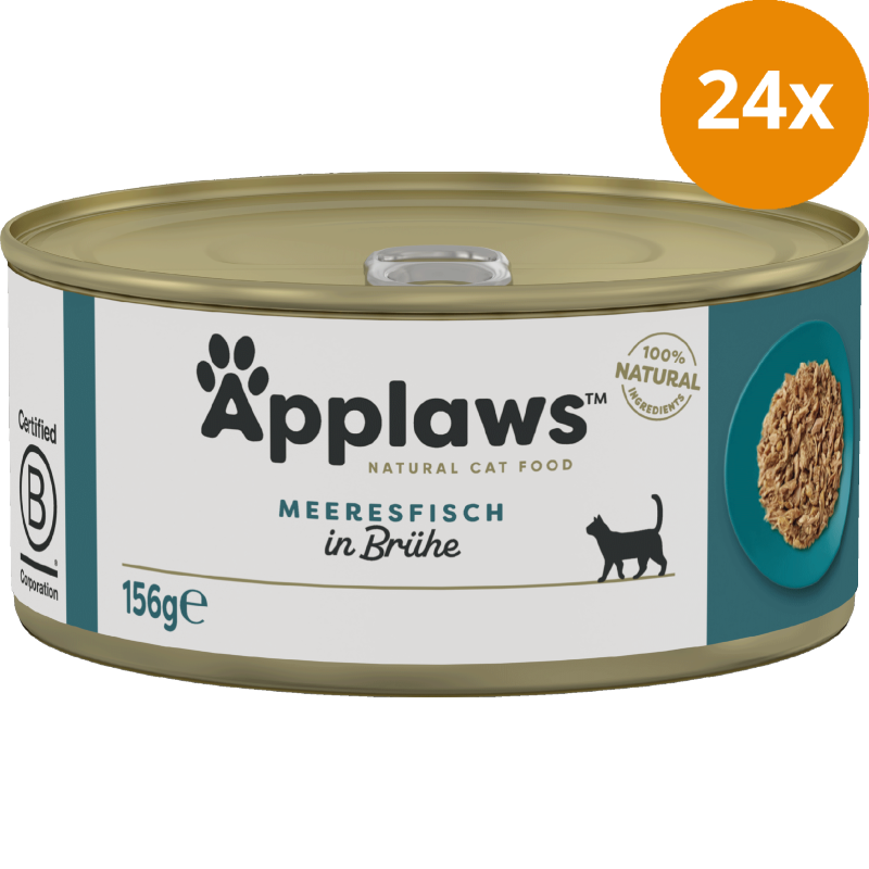 Applaws Natural Cat Tins Seefisch 156 g