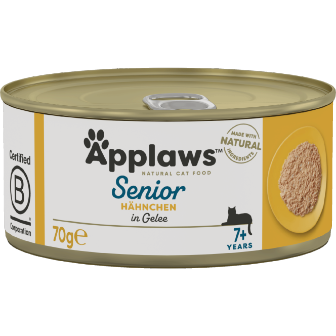 Applaws Natural Cat Tins Senior Huhn in Gelee 70 g