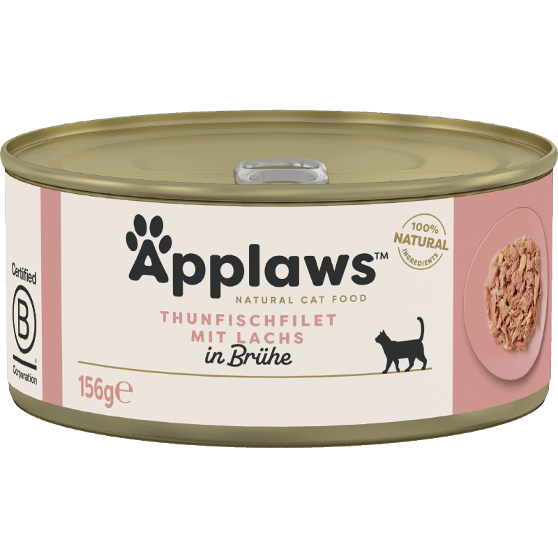 Applaws Natural Cat Tins Thunfischfilet & Lachs 156 g