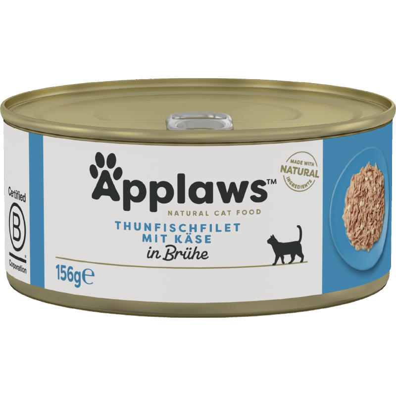 Applaws Natural Cat Tins Thunfischfilets & Käse 156 g