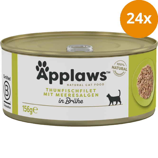 Applaws Natural Cat Tins Thunfischfilets & Meeresalgen 156 g