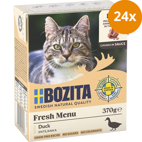 Bozita Häppchen in Sauce mit Ente 370 g