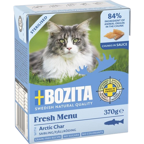 Bozita Sterilised Häppchen in Sauce mit Saibling 370 g