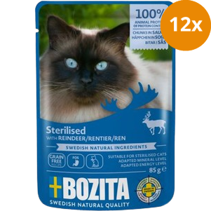 Bozita Sterilised Häppchen in Sauce PB Rentier 85 g