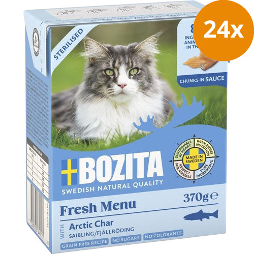 Bozita Sterilised Häppchen in Sauce mit Saibling 370 g