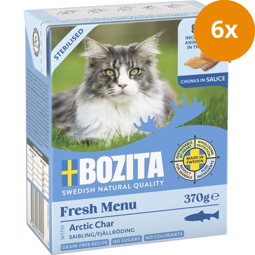 Bozita Sterilised Häppchen in Sauce mit Saibling 370 g