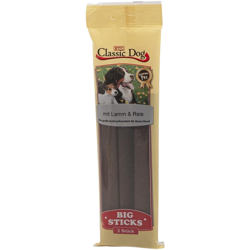 BTG Classic Dog Snack Big Sticks Lamm & Reis 300 g