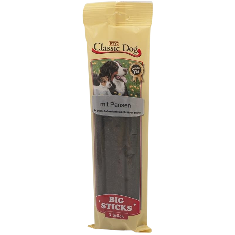 BTG Classic Dog Snack Big Sticks Pansen 300 g