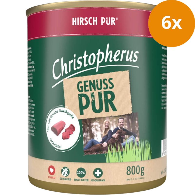 Christopherus Pur Hirsch 800 g