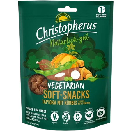 Christopherus Snack Vegetarian Soft Tapioka & Kürbis 125 g