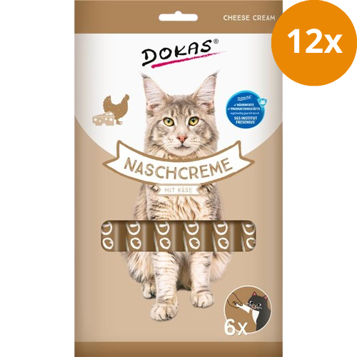 DOKAS Nasch-Creme mit Käse | Katzensnack