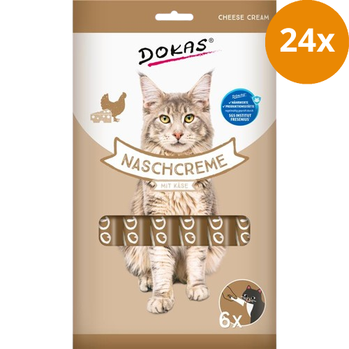 DOKAS Nasch-Creme mit Käse | Katzensnack