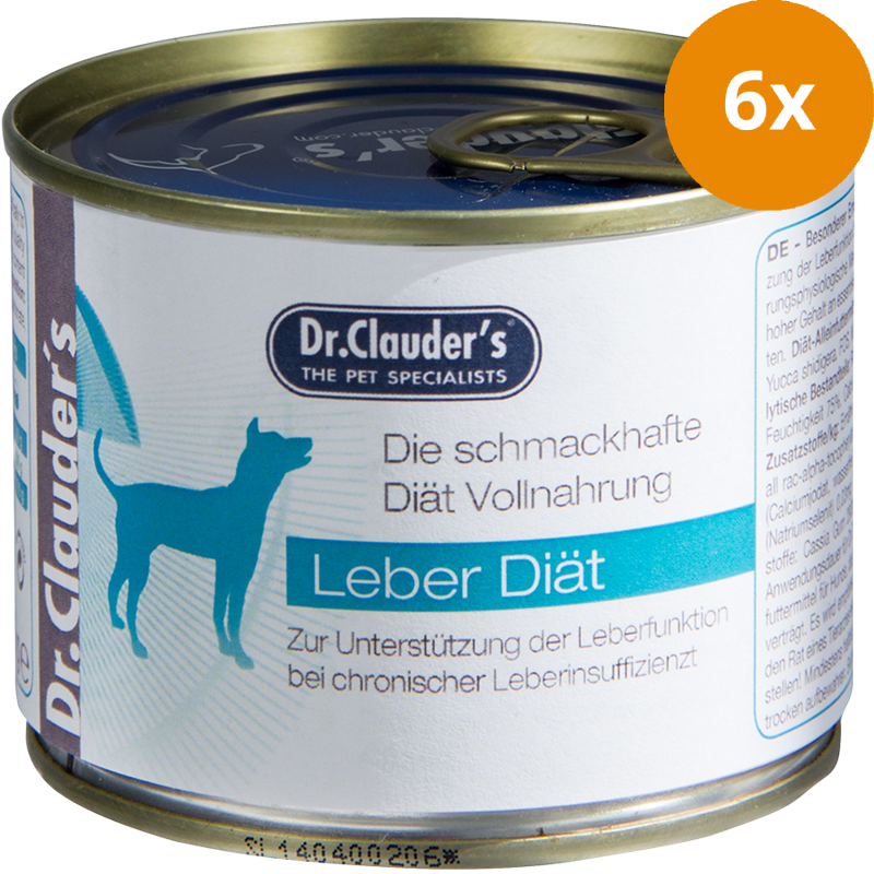 Dr.Clauder's Diät LPD Leberdiät - 6 x 200 g