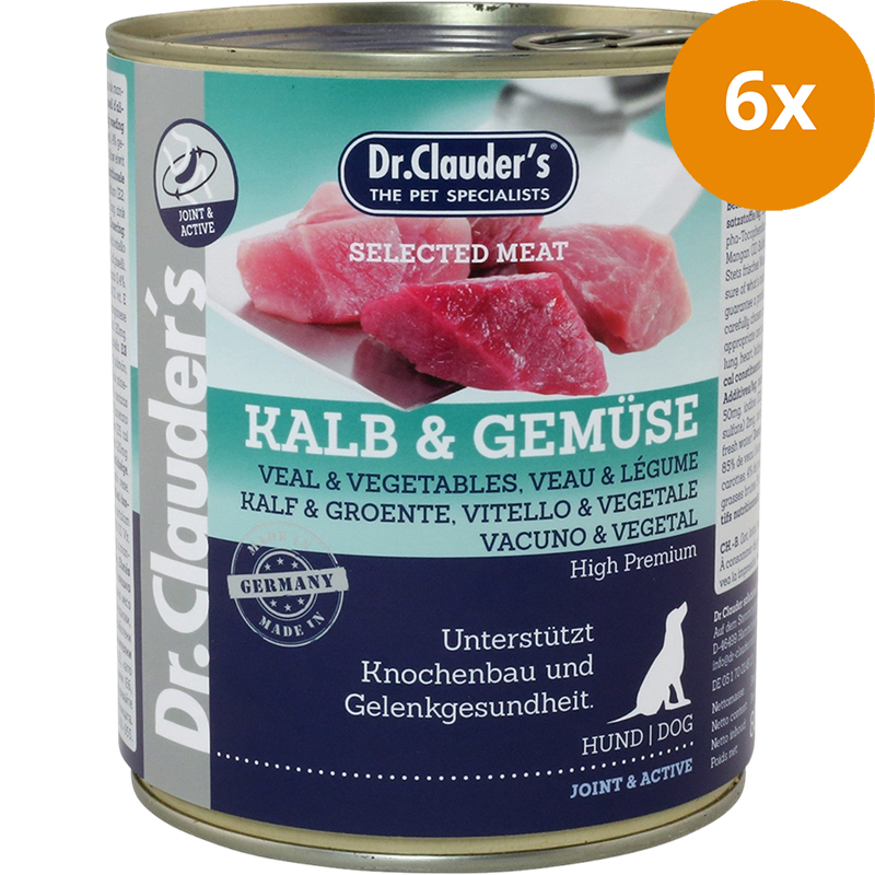 Dr.Clauder's Selected Meat Kalb & Gemüse 800 g